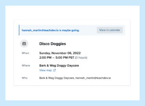 Blog image - Rsvp received